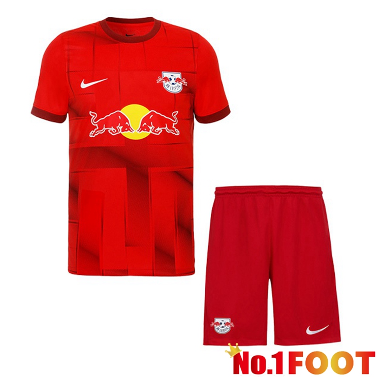 RB Leipzig Kids Jersey Away Red 2022/2023