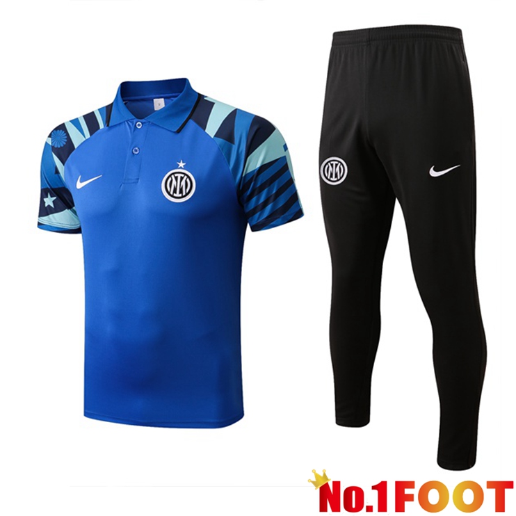 Inter Milan polo shirt + Pants Blue 2022/2023