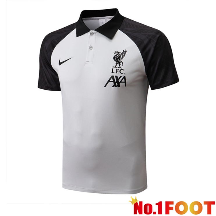 FC Liverpool polo shirt Grey Black 2022/2023