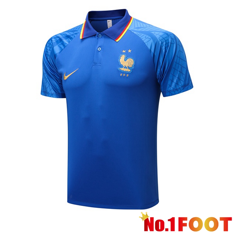 France polo shirt Blue 2022/2023 - Click Image to Close