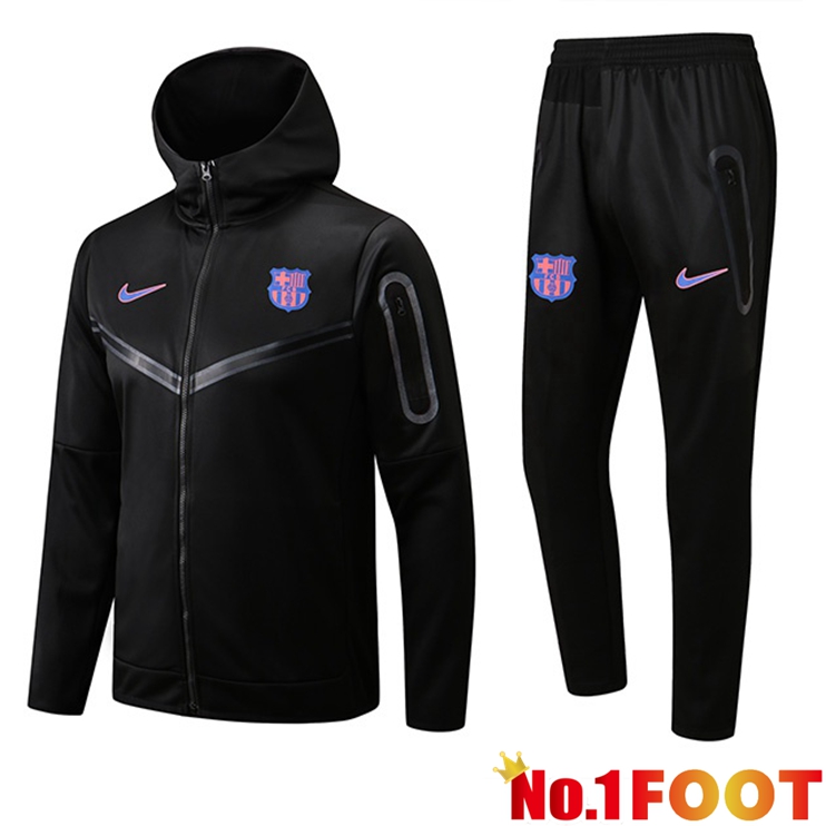 FC Barcelona Training Tracksuit Hoodie Black 2022/2023