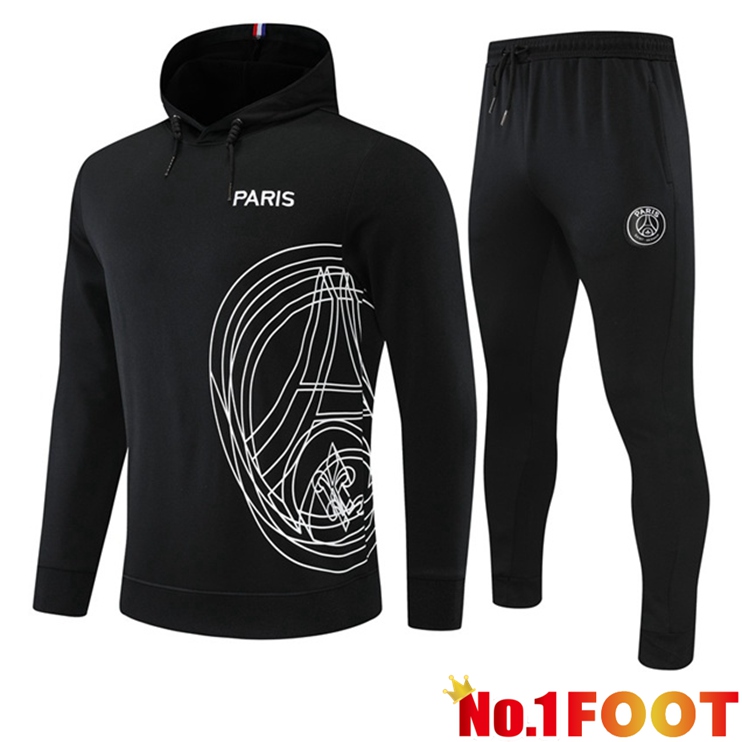 JORDAN Paris PSG Training Tracksuit Hoodie Black 2022/2023