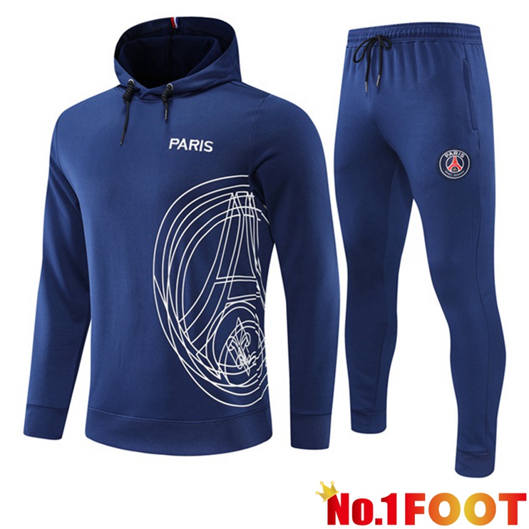 JORDAN Paris PSG Training Tracksuit Hoodie Blue Royal 2022/2023