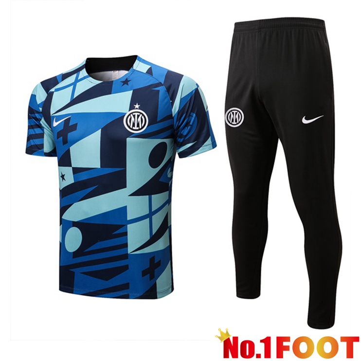 Inter Milan Training T Shirt + Pants Blue 2022/2023