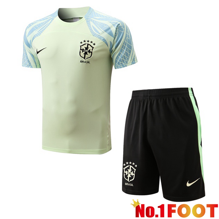 Portugal Training T Shirt + Shorts Green 2022/2023