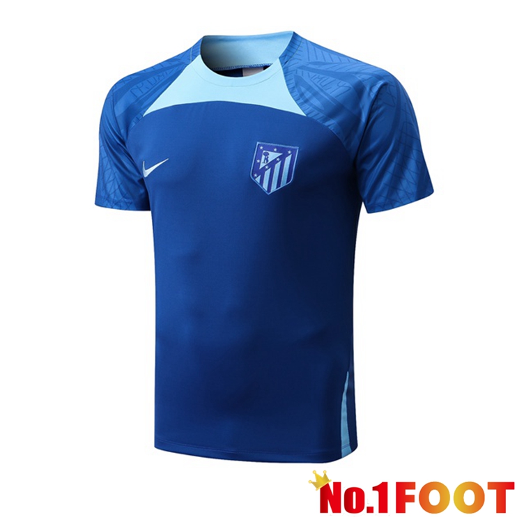 Atletico Madrid Training T Shirt Blue 2022/2023