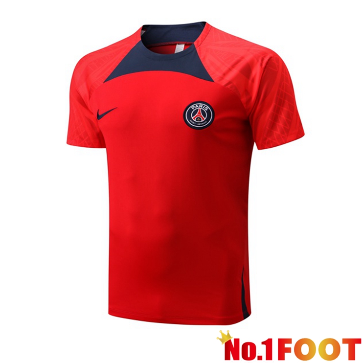 Paris PSG Training T Shirt Red 2022/2023