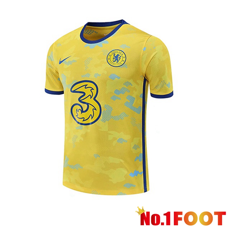 FC Chelsea Training T Shirt Yellow 2022/2023