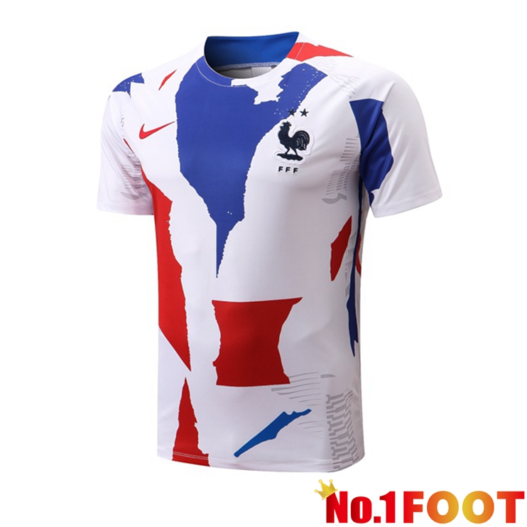 France Training T Shirt White 2022/2023