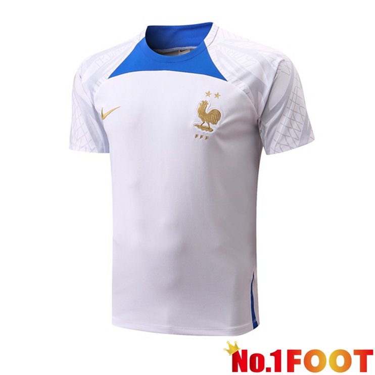 France Training T Shirt White 2022/2023