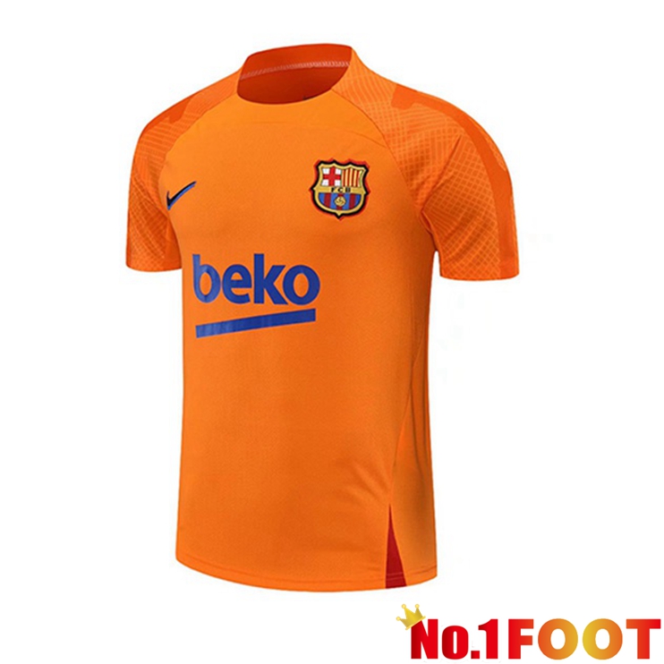 FC Barcelona Training T Shirt Orange 2022/2023