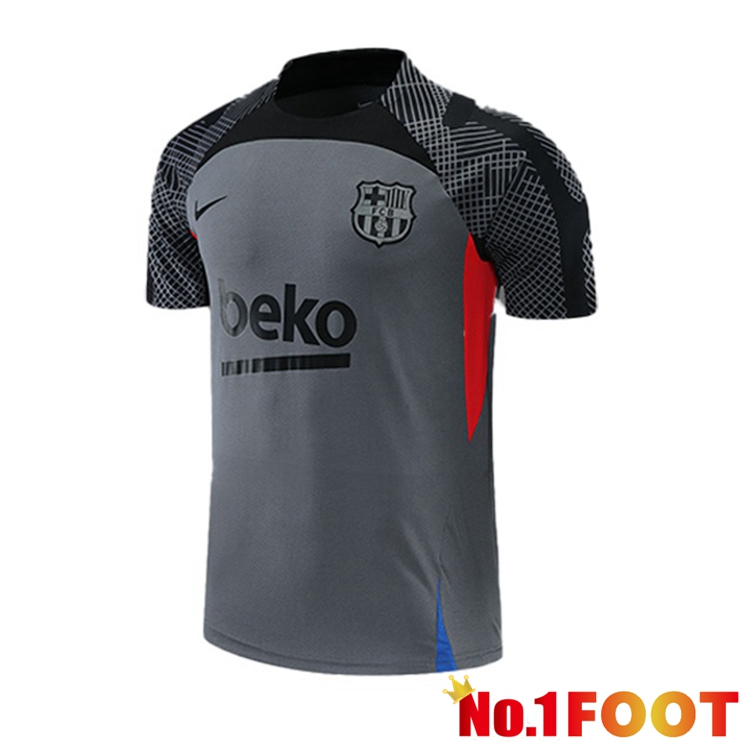 FC Barcelona Training T Shirt Grey 2022/2023