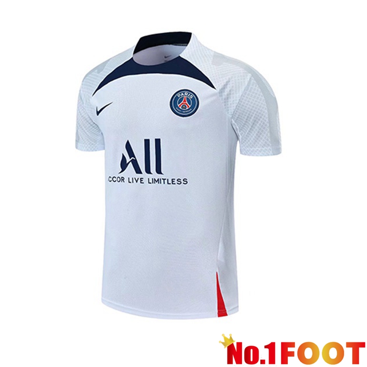 Paris PSG Training T Shirt White 2022/2023