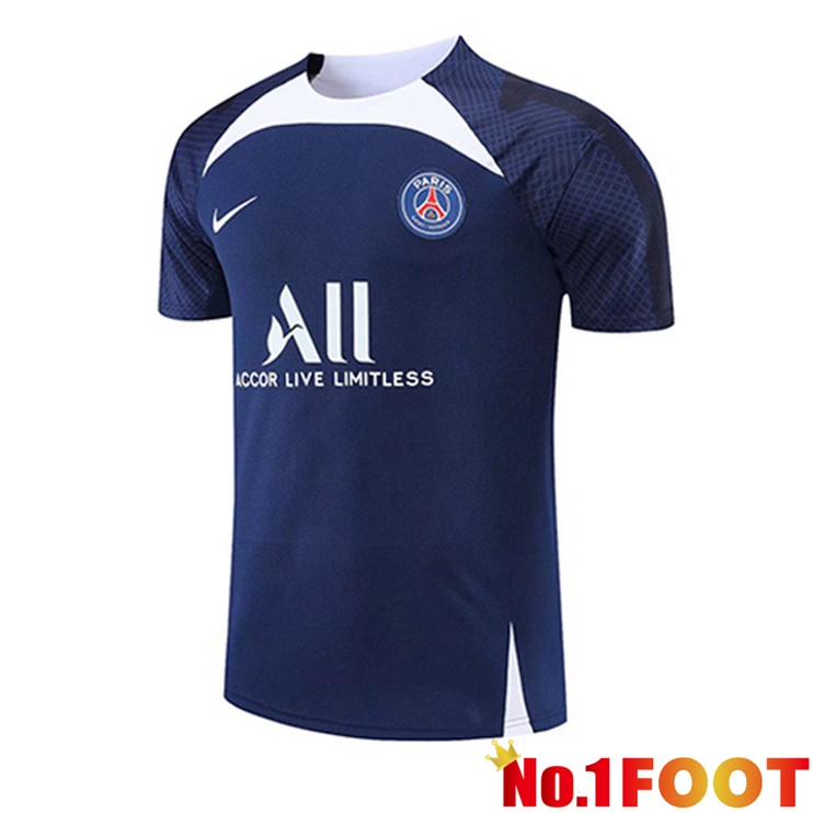 Paris PSG Training T Shirt Blue Royal 2022/2023