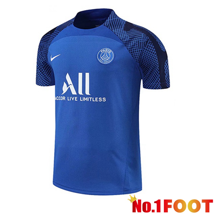 Paris PSG Training T Shirt Blue 2022/2023