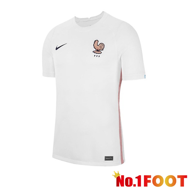 France Womens Jersey Away White UEFA Euro 2022 Women's Cup