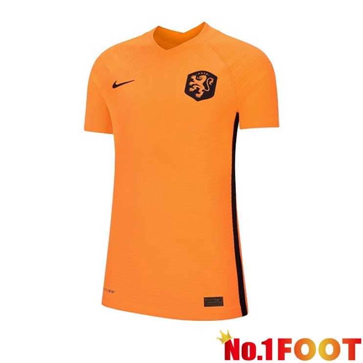 Netherlands Jersey Womens Home Yellow UEFA Euro 2022 Women's Cup