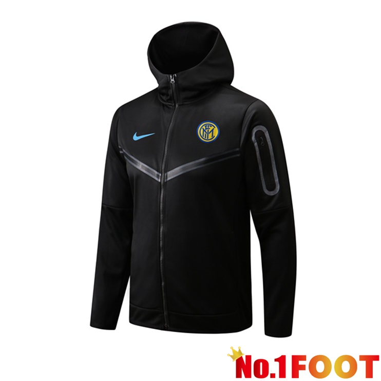 Inter Milan Training Jacket Hoodie Black 2022/2023