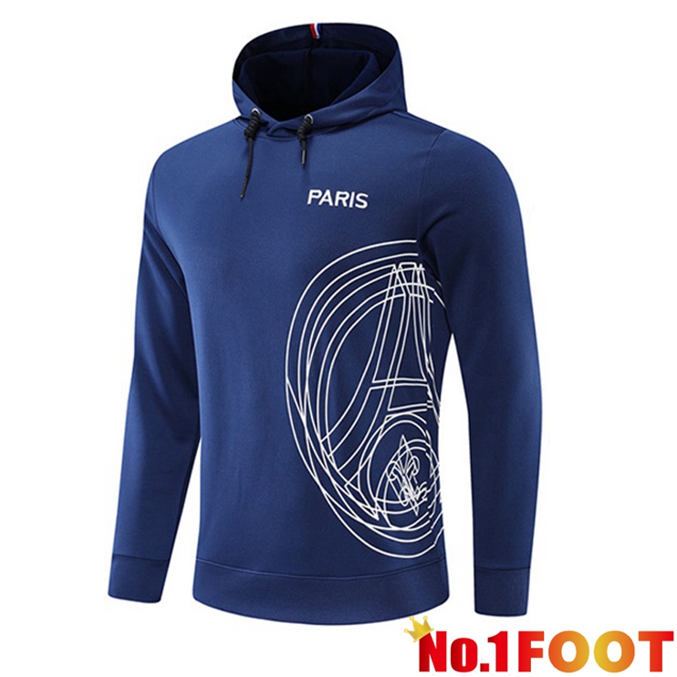 JORDAN Paris PSG Training Jacket Hoodie Blue Royal 2022/2023