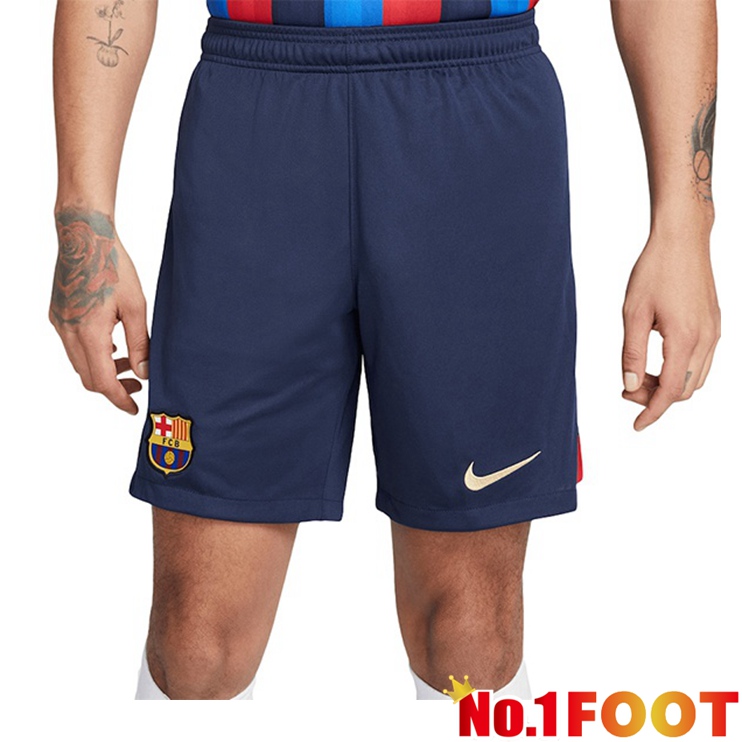 Barcelona Football shorts Home Red Blue 2022/2023