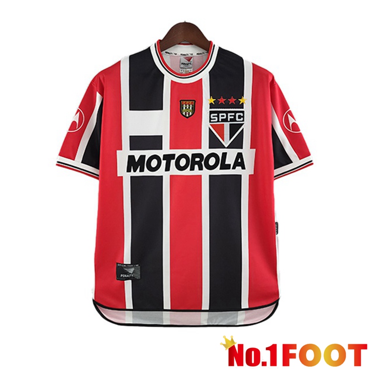 Sao Paulo FC Jersey Retro Jersey Away Red 2000