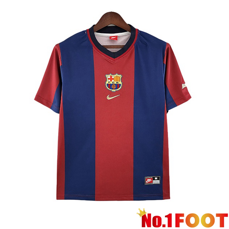 FC Barcelona Jersey Retro Home Blue Red 1998-1999