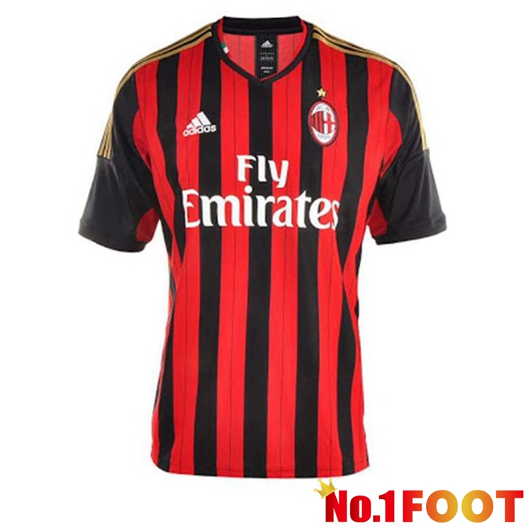 AC Milan Jersey Retro Home Red 2013-2014