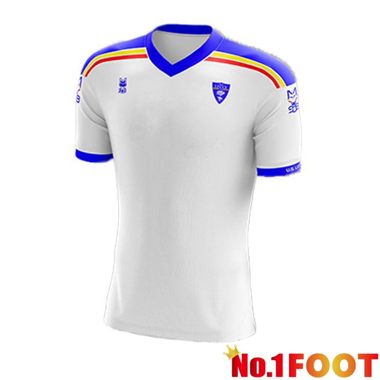 Lecce Football Jerseys Away White 2022-2023 - Click Image to Close