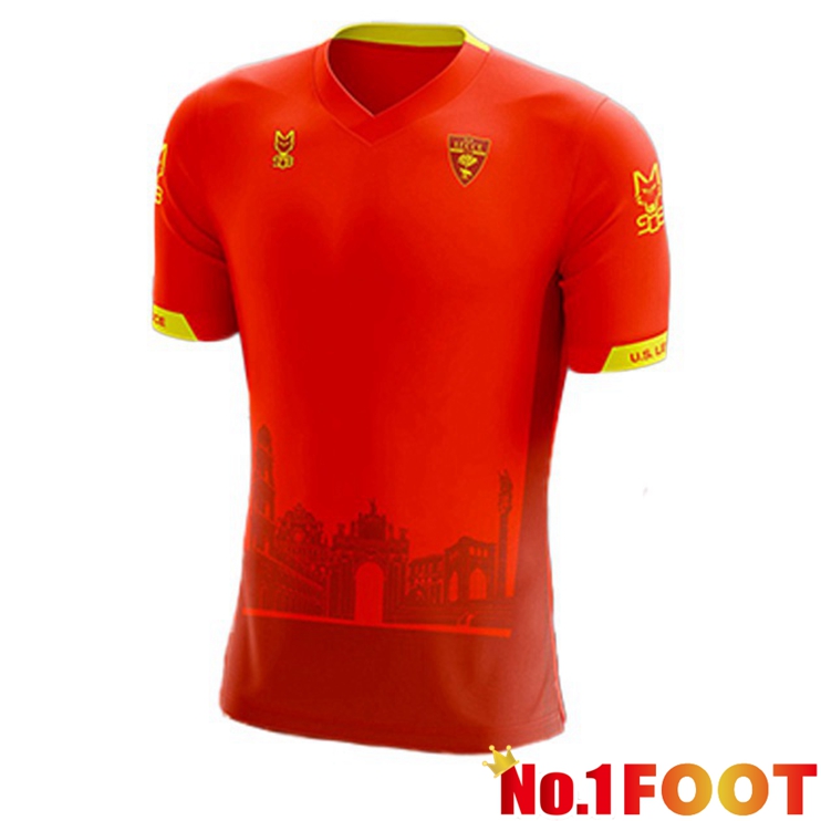 Lecce Football Jerseys Third Red 2022-2023