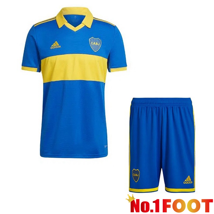 Boca Juniors Kids Football Jerseys Home Blue 2022-2023