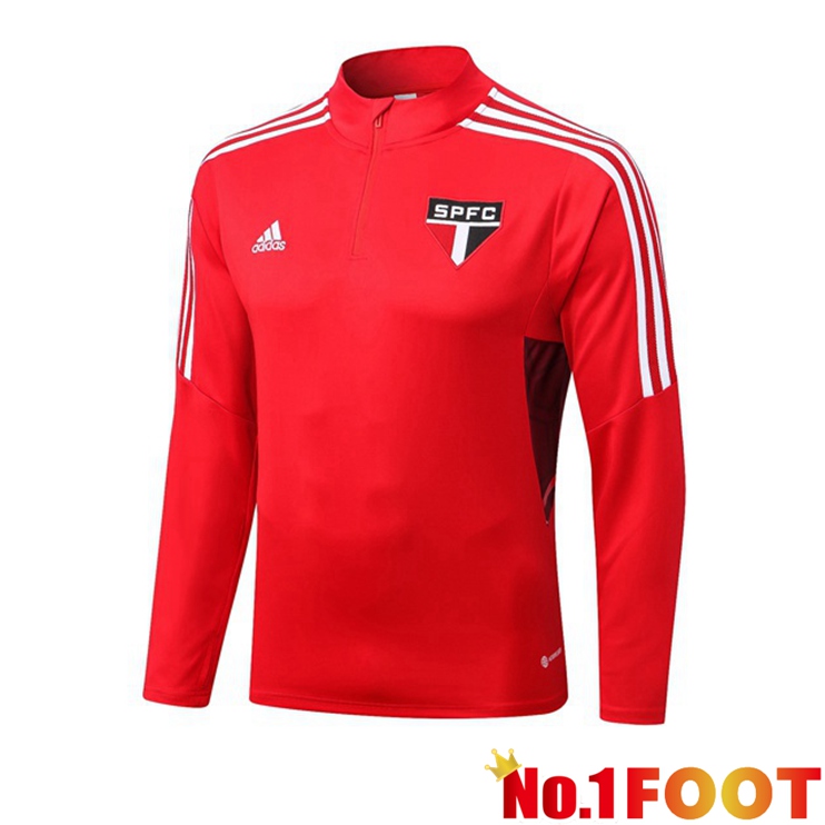 Sao Paulo FC Training Sweatshirt Red 2022-2023