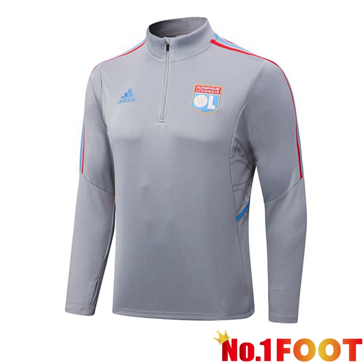 lyon Training Sweatshirt Gray 2022-2023