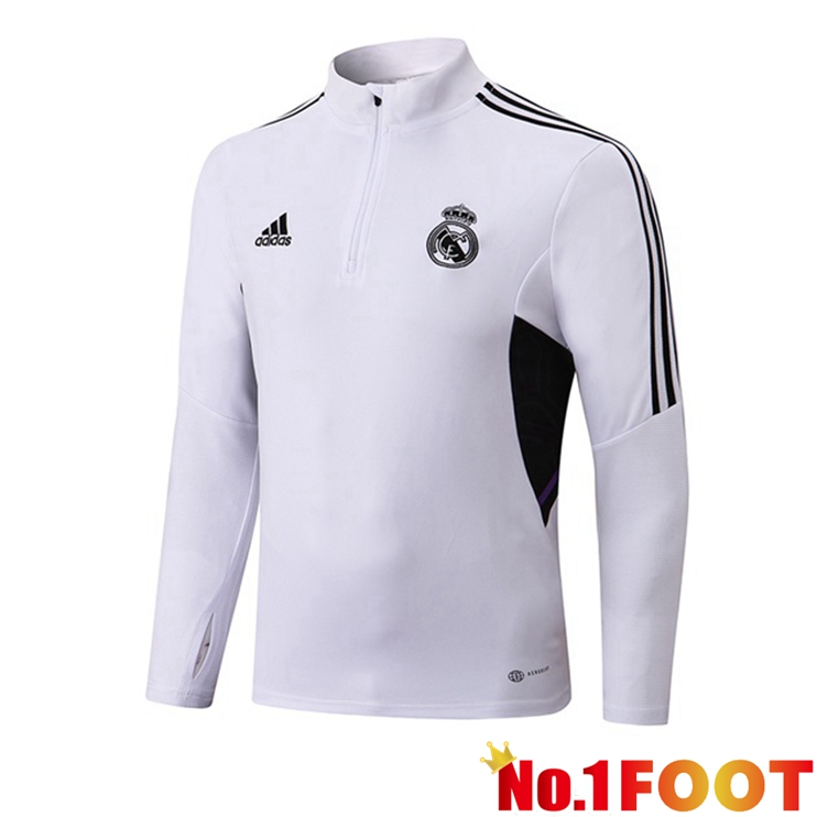 Real Madrid Training Sweatshirt White 2022-2023