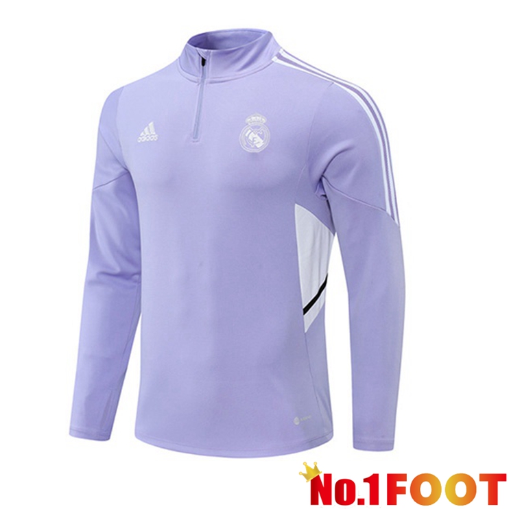 Real Madrid Training Sweatshirt Purple 2022-2023