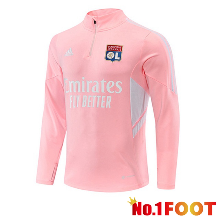 lyon Training Sweatshirt Rose 2022-2023