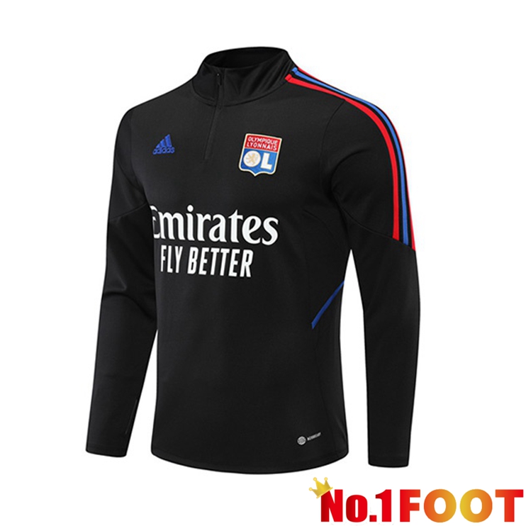 lyon Training Sweatshirt Black 2022-2023