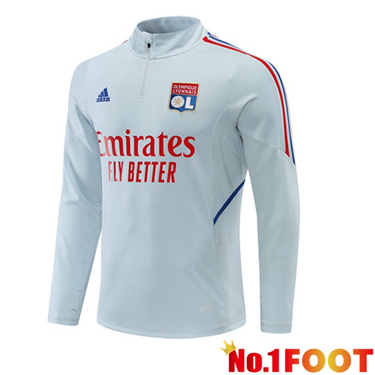 lyon Training Sweatshirt Gray 2022-2023