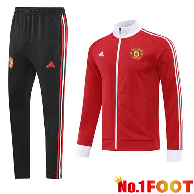 Manchester United Training Jacket Suit Red 2022-2023