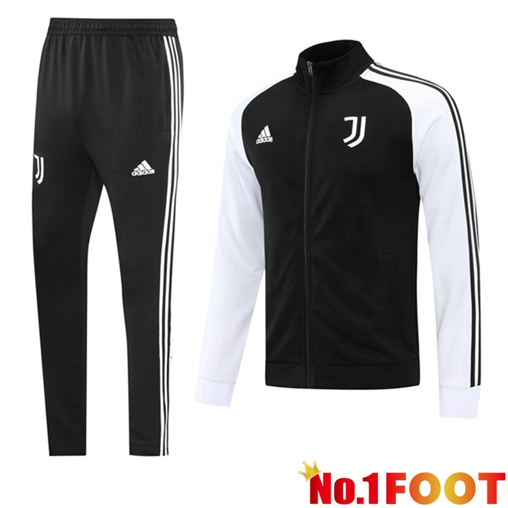 Juventus Training Jacket Suit Black White 2022-2023