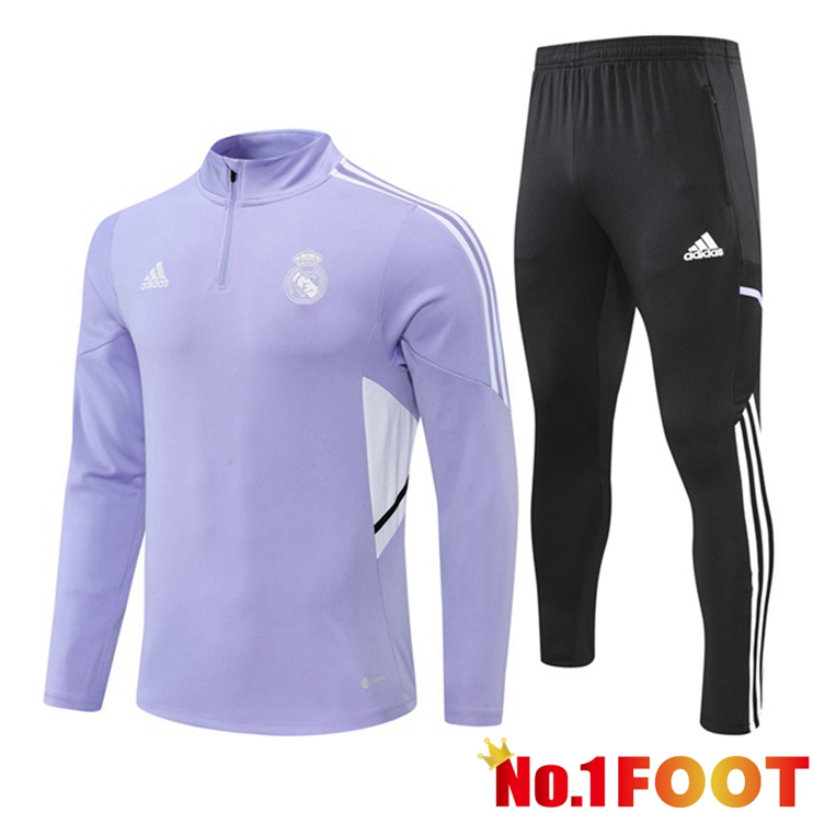 Real Madrid Training Tracksuit Purple 2022-2023