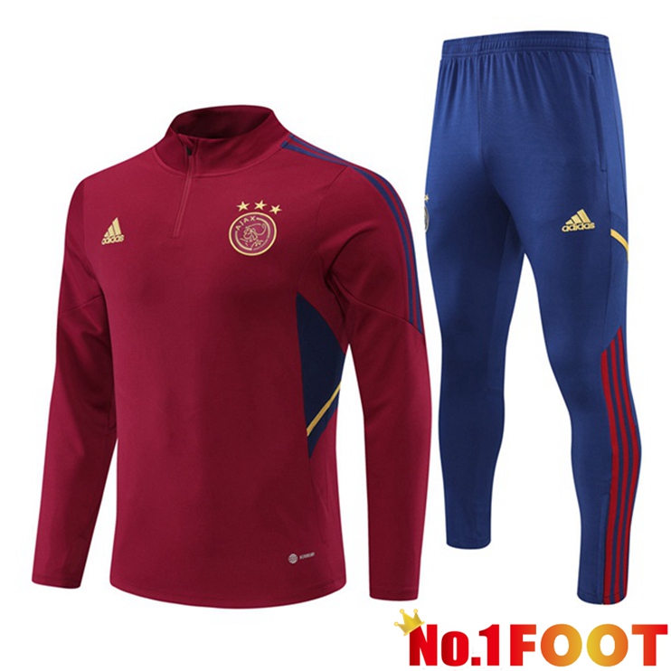 AFC Ajax Training Tracksuit Red 2022-2023