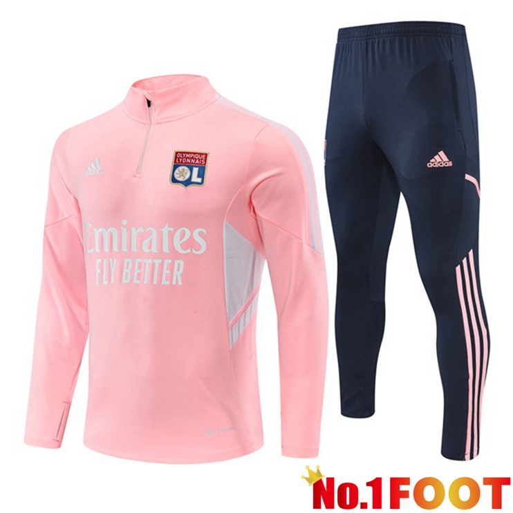 lyon Training Tracksuit Rose 2022-2023