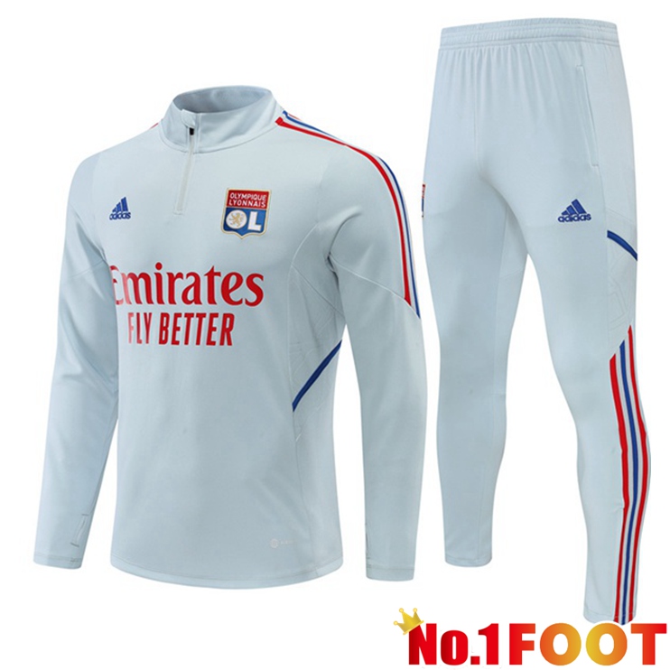 lyon Training Tracksuit Gray 2022-2023