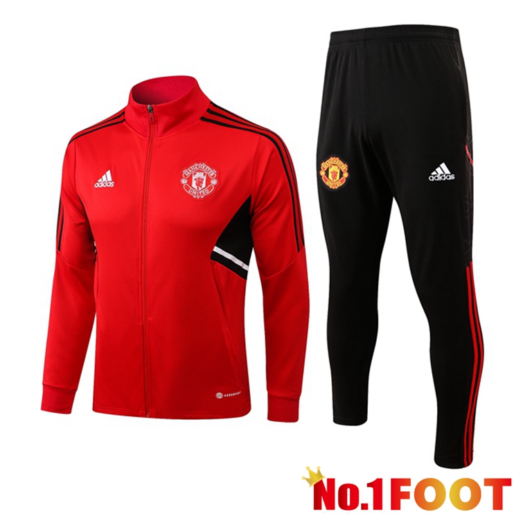 Manchester United Training Jacket Suit Red 2022-2023