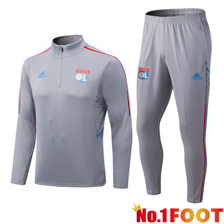 lyon Training Tracksuit Gray 2022-2023