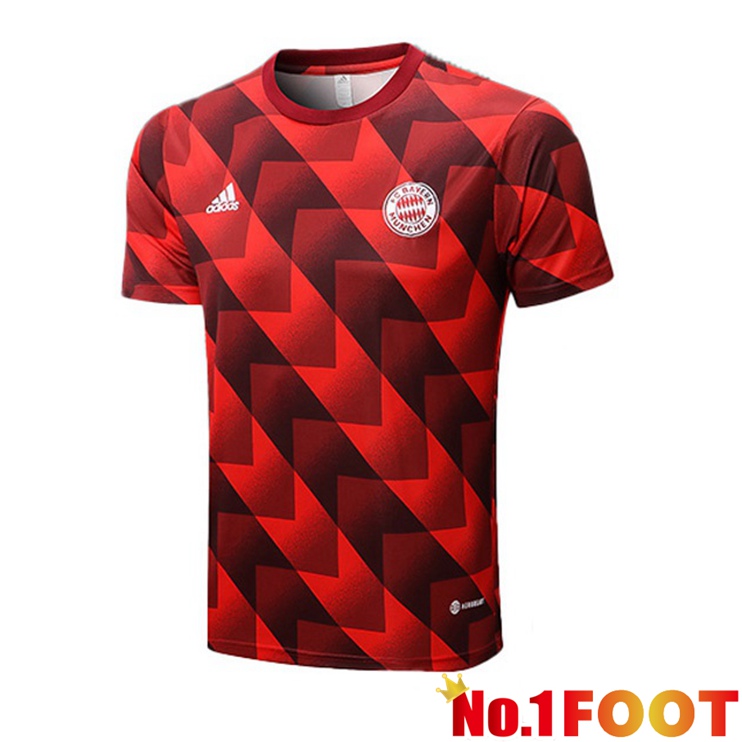 Bayern Munich Training T-Shirts Red 2022-2023