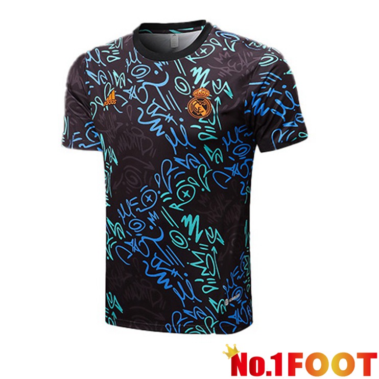 Real Madrid Training T-Shirts Black 2022-2023