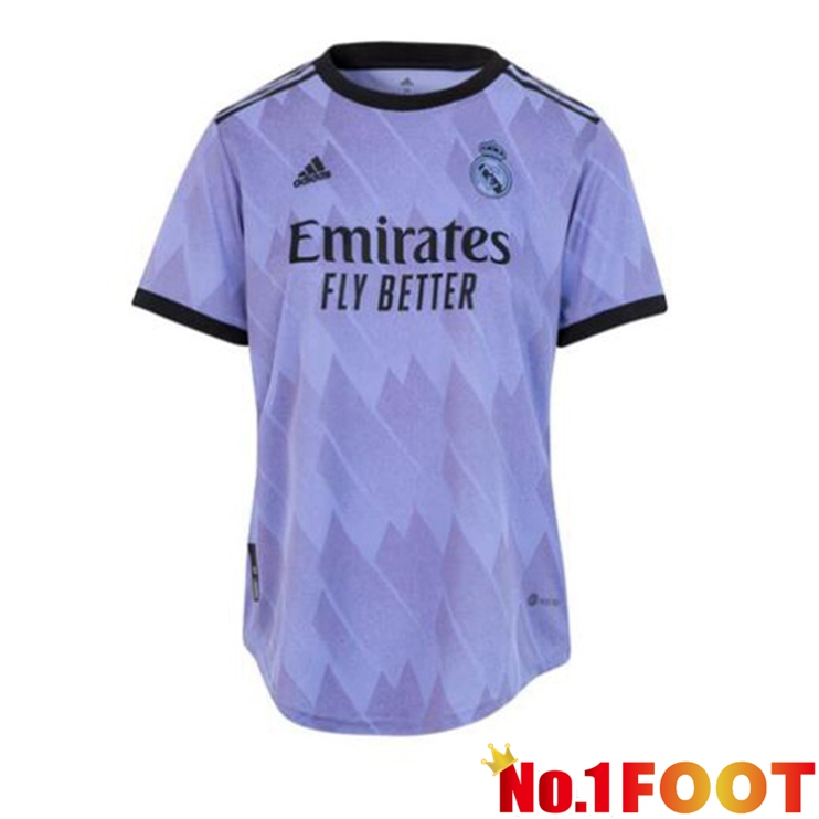 Real Madrid Women Football Jerseys Away Purple 2022-2023