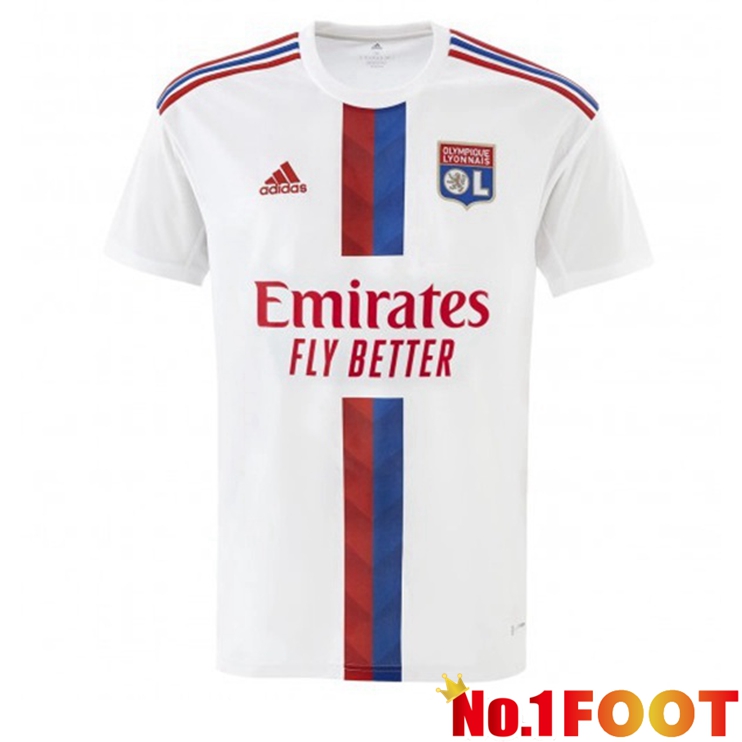 lyon Football Jerseys Home White 2022-2023