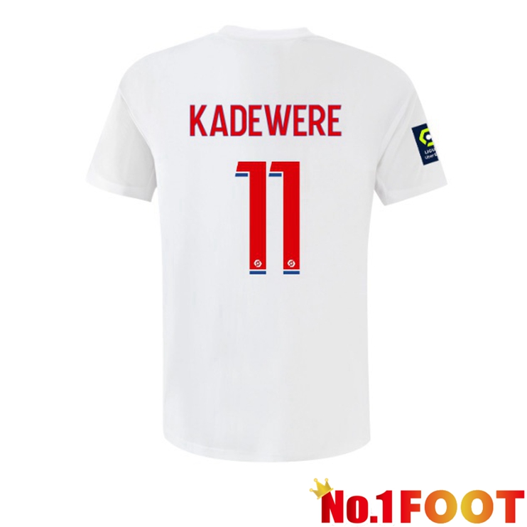 lyon (KADEWERE 11) Football Jerseys Home White 2022-2023